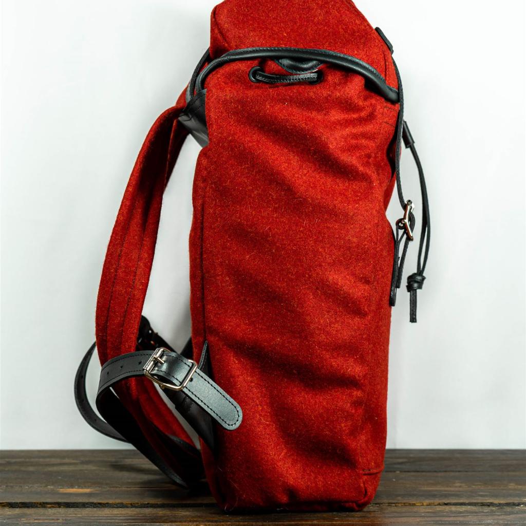 Lodenrucksack rot