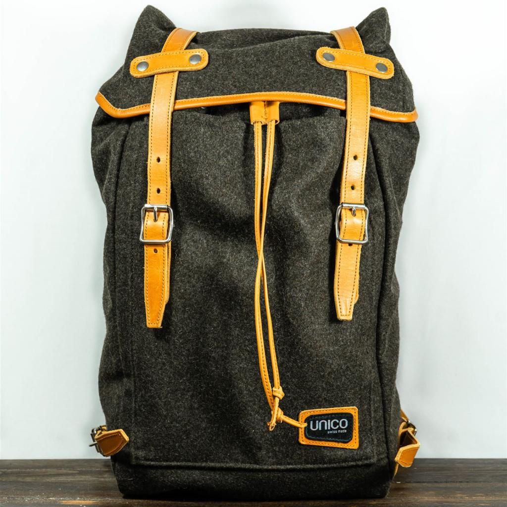 Lodenrucksack braun