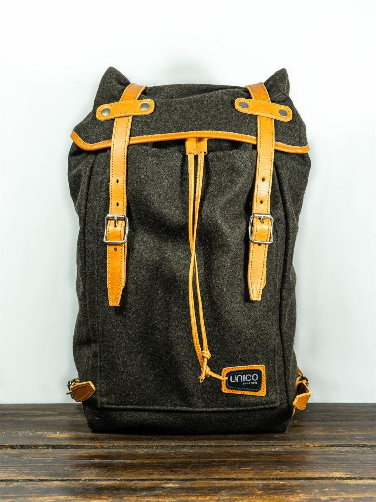 Lodenrucksack braun