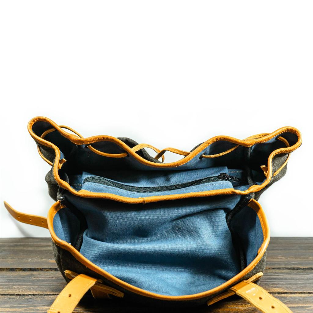 Lodenrucksack braun